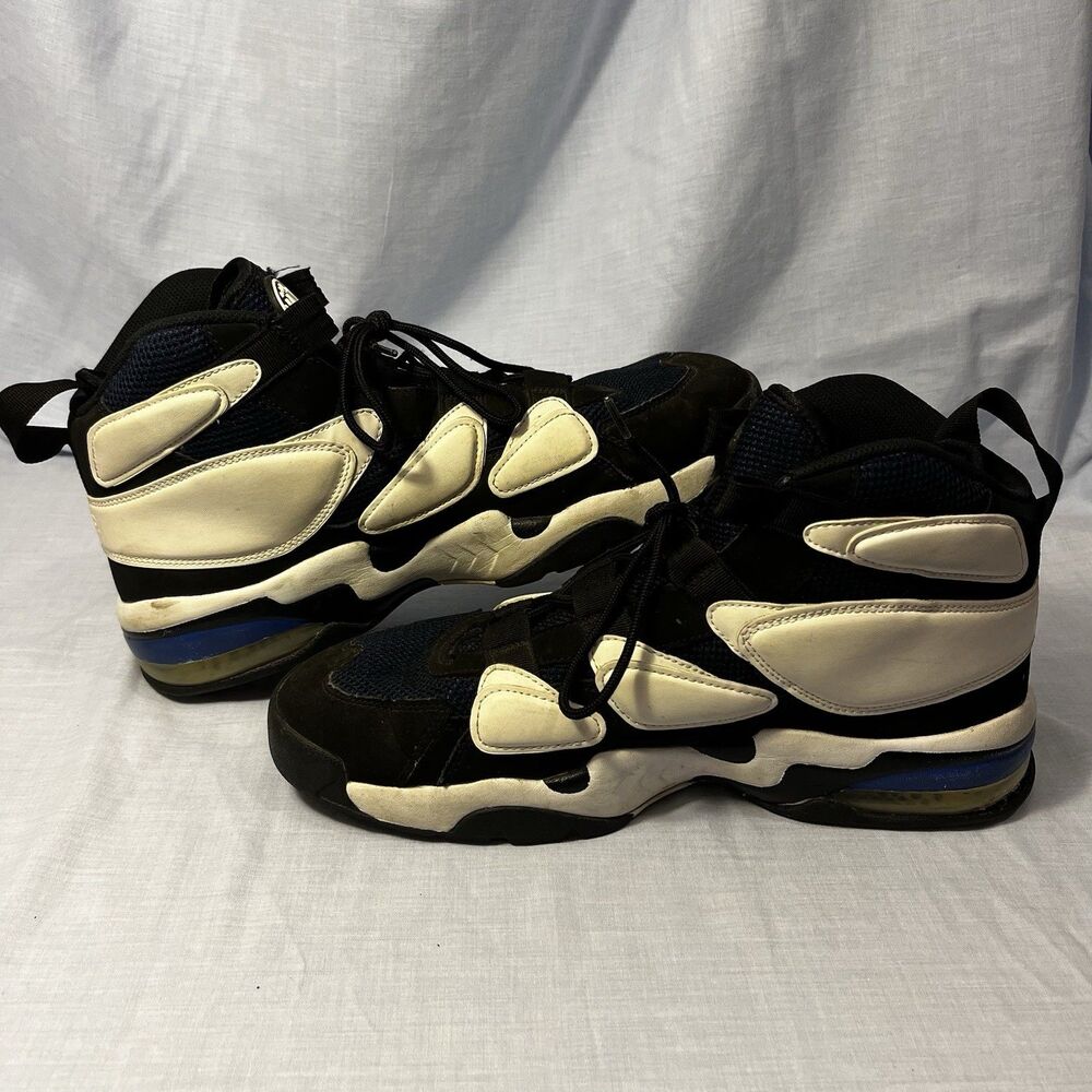Nike Air Max Uptempo Tempo 2 Duke Blue Black White Size 13 Sneakers 315118-401